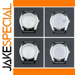 Silver Watch Case for NH35 NH36 NH34 Movements