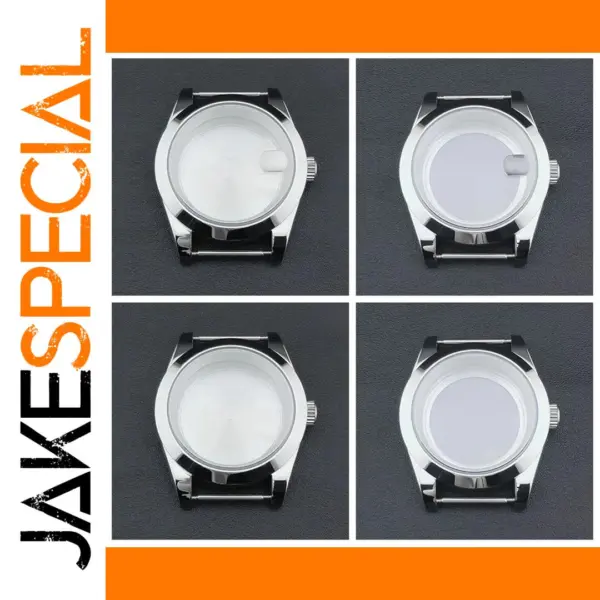 Silver Watch Case for NH35 NH36 NH34 Movements