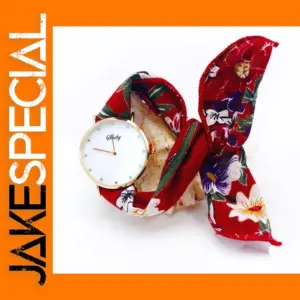 Ladies Fashion Quartz Flower Wristwatch