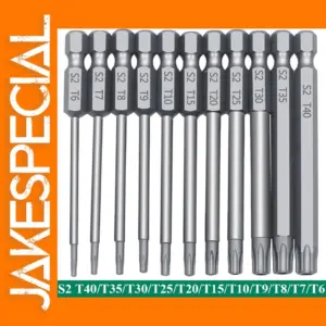 11-Piece Magnetic Torx Security Bit Set
