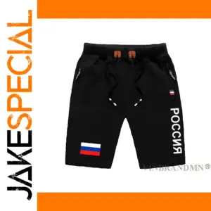 Russian Federation Flag Men's Beach Shorts RU