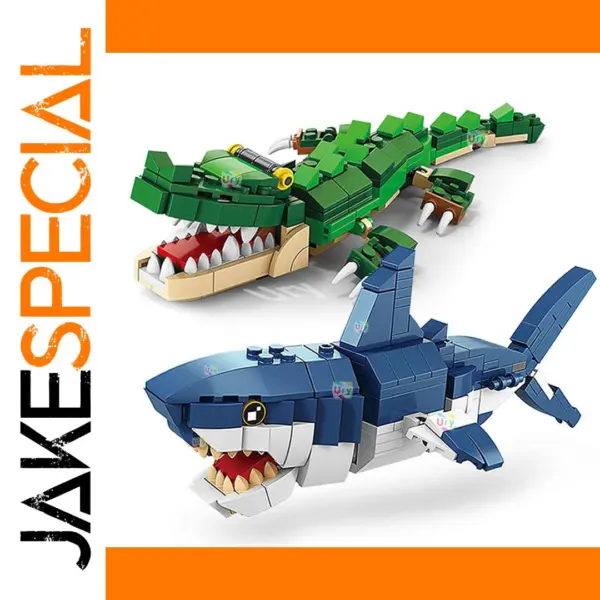 Marine Animal Building Blocks Set for Kids