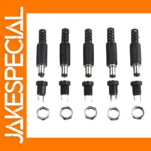 12V DC Power Connector 5 Pair Set