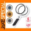 LED Handheld Magnifying Glass with 20X Zoom