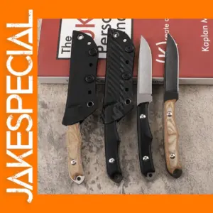 VG10 Steel Fixed Blade Knife with Scabbard