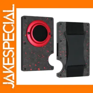 Carbon Fiber Slim Wallet with Airtag Holder