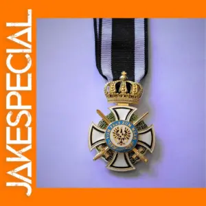 Hohenzollern Badge Brooch with Swords Design