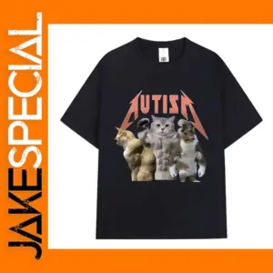 Cute Cartoon Cat Women's Summer T-shirt