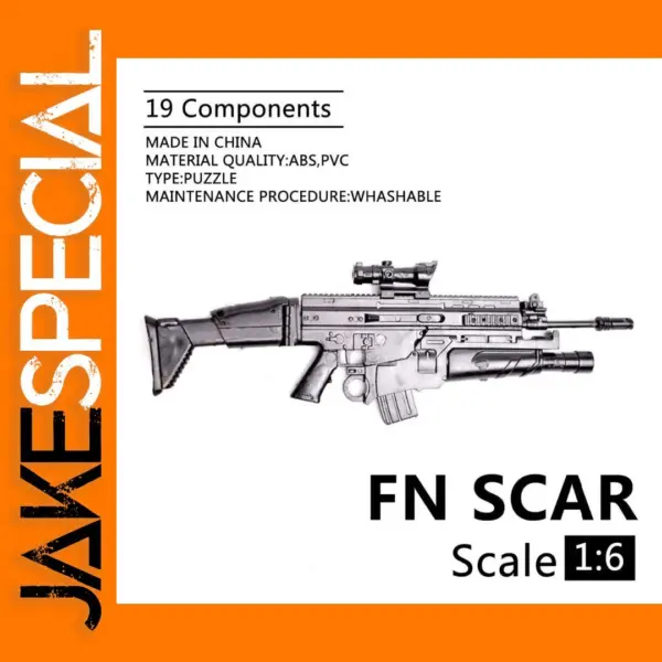 1:6 Scale FN Scar Assault Rifle Model