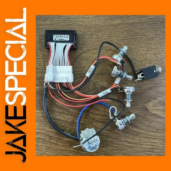 3 Band Active EQ Preamp Circuit for Guitar