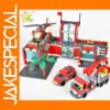756pcs Fire Station Building Blocks Set
