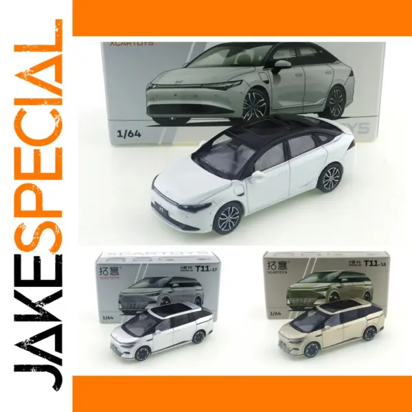 Xiaopeng X9 1/64 Diecast Metal Car Model