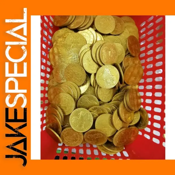 200 Gold Plated Spain Coins Set of 200