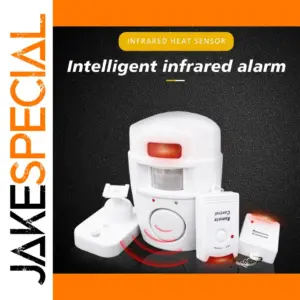 Wireless Infrared Motion Alarm with Remote