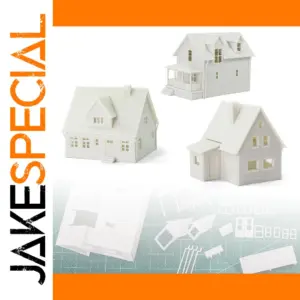 N Scale 1:160 Unassembled Model Village House