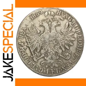 1859 Austria 1 Florin Replica Pendant