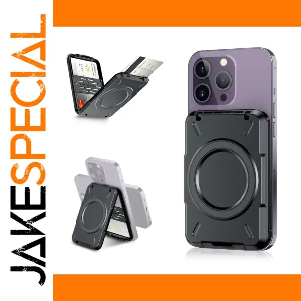 Magnetic Wallet with RFID for iPhone 12-15