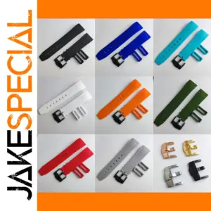 Special 22mm Grey Rubber Watchband for 007 Case