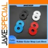 2pcs Rubber Guitar Strap Locks for Musicians