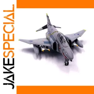 1:100 U.S.F-4 Phantom Military Aircraft Model for Collectors