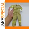 1/6 Scale Firefighter Rescue Uniform Model for Action Figures
