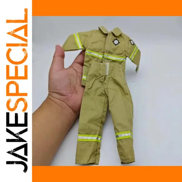1/6 Scale Firefighter Rescue Uniform Model for Action Figures