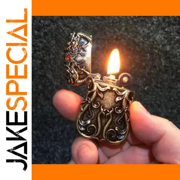 ZORRO Kerosene Lighter Dragon Embossed 62mm