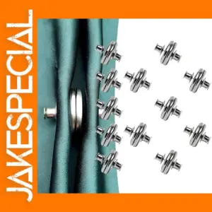 Magnetic Curtain Clips 1-12 Pairs Buckle Set