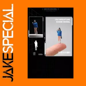 1:64 Scale Resin Girl Action Figure Miniature