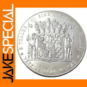 1845 Germany 2 Thaler Replica Collectible