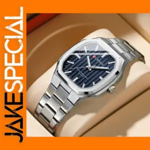 CURREN Men's Luminous Square Quartz Watch