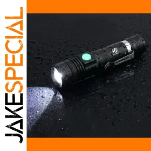 Zoomable T6 LED Waterproof Flashlight 1000 Lumens