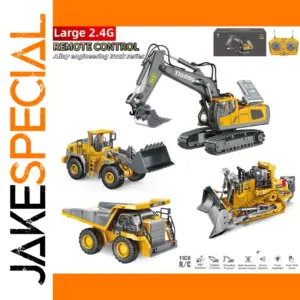 Remote Control Excavator 4x4 Model Vehicle Toy