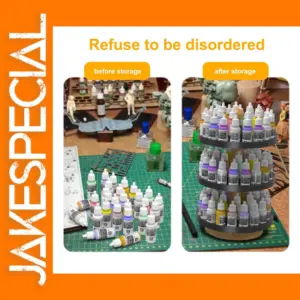 Rotatable Paint Organizer for 17ml Bottles