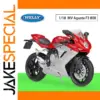 Welly 1:18 Augusta MV Agusta Motorcycle Model