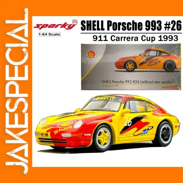 1/64 Scale Diecast Porsche 993 #26 Model Car