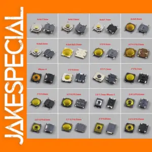 10Pcs Waterproof Micro Tactile Switch Kit for LCD Repair