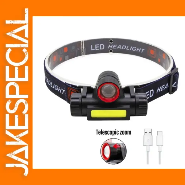 Rechargeable LED Headlamp for Outdoor Activities