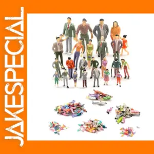 Miniature People Figures Set for Model Trains