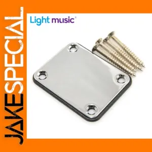 Stainless Steel Neck Plate for Electric Guitars