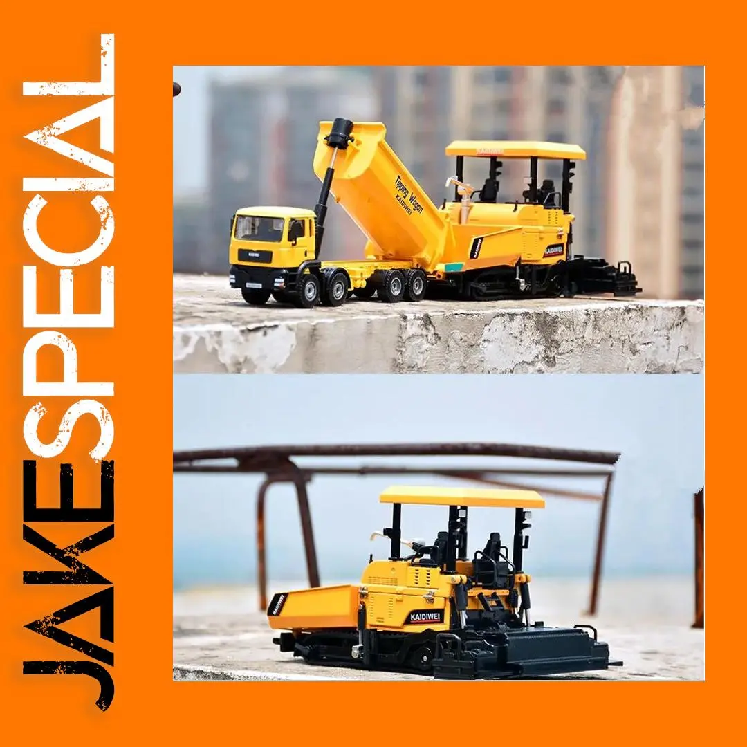 1:32 Alloy Dump Trucks and Pavers Model Set 1 1:32 Alloy Dump Trucks and Pavers Model Set