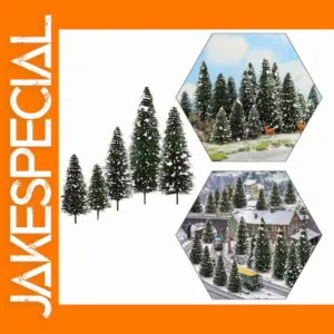 Mini Snowy Pine Trees for Model Layouts