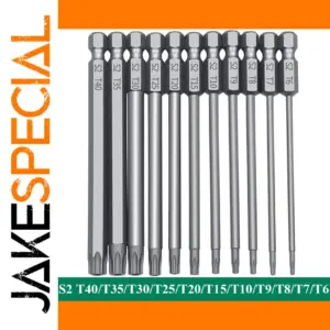 11-Piece Magnetic Torx Screwdriver Bit Set