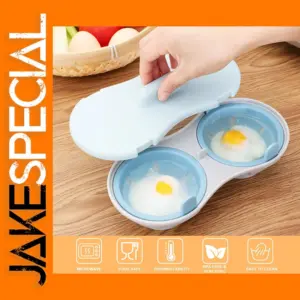 Microwave Egg Poacher for Two Eggs