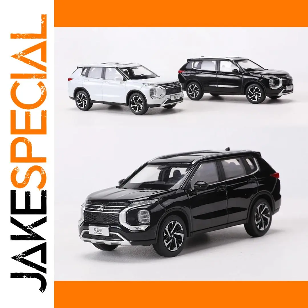 1:43 Outlander SUV Diecast Model Car Black/White 1 1:43 Outlander SUV Diecast Model Car Black/White
