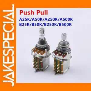 Alpha Push Pull Potentiometer 25K-500K for Guitar