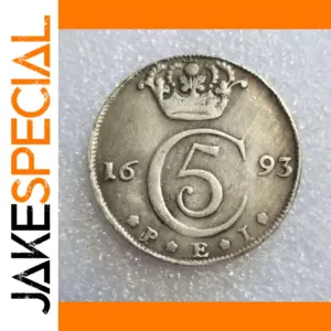 Norway 1693 Gold Silver Coin Replica Collectible