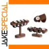 Walnut Jewelry Display Organizer Stand