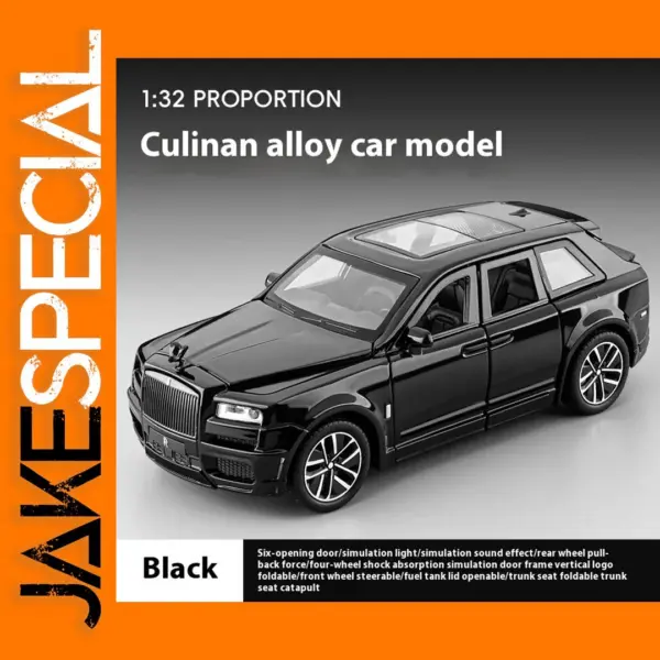 1:32 Rolls Royce Cullinan Diecast Model Car
