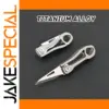 Mini Folding Titanium Alloy Keychain Knife